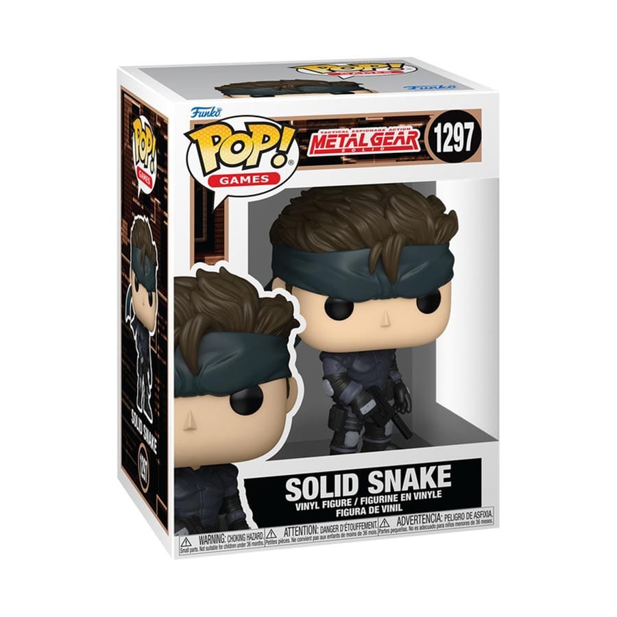 Funko Pop! Metal Gear Solid Solid Snake #1297 box