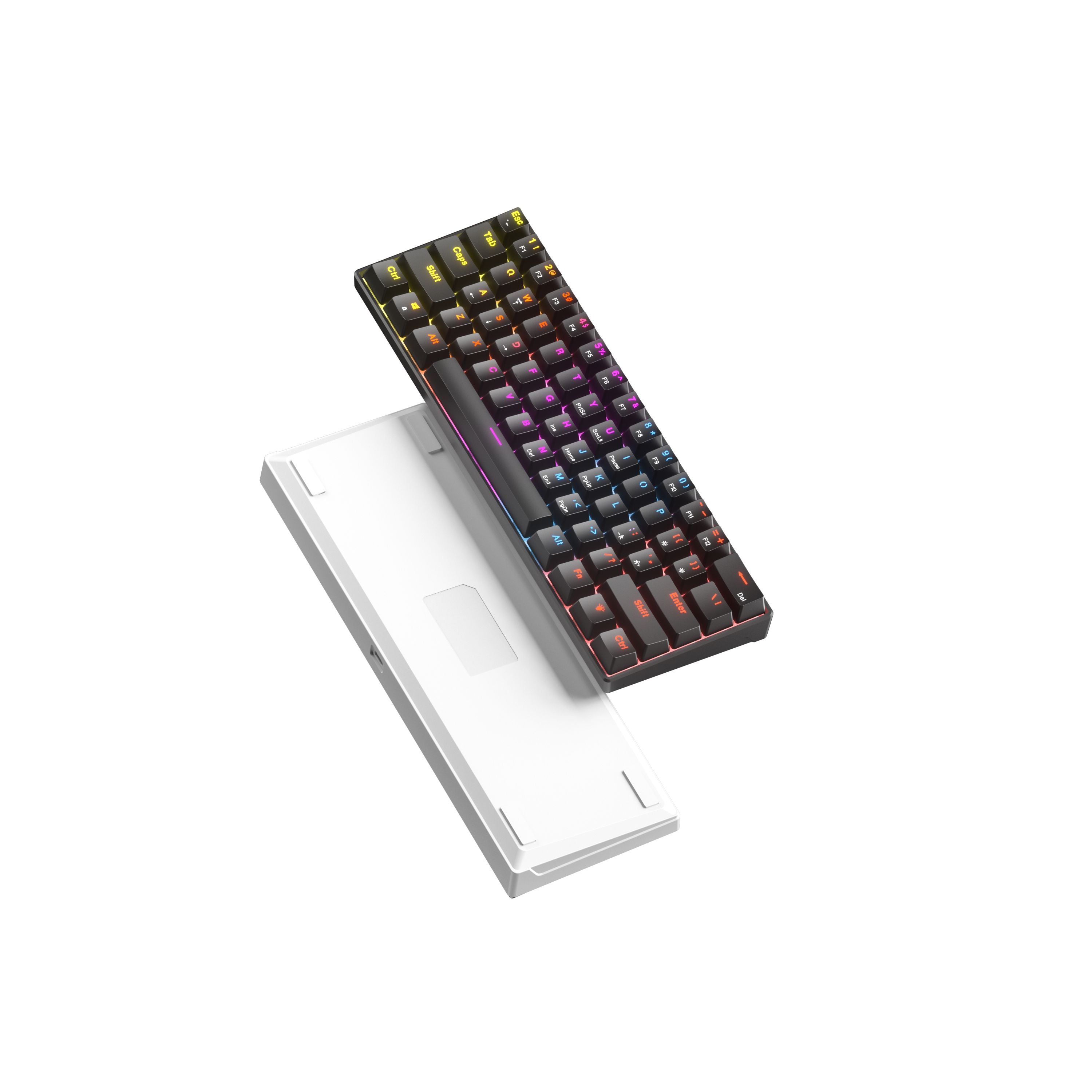 FURYCUBE A61K 60% Mini Wired Mechanical Keyboard - Blue Switches - English & Arabic Layout Keyboards FURYCUBE 