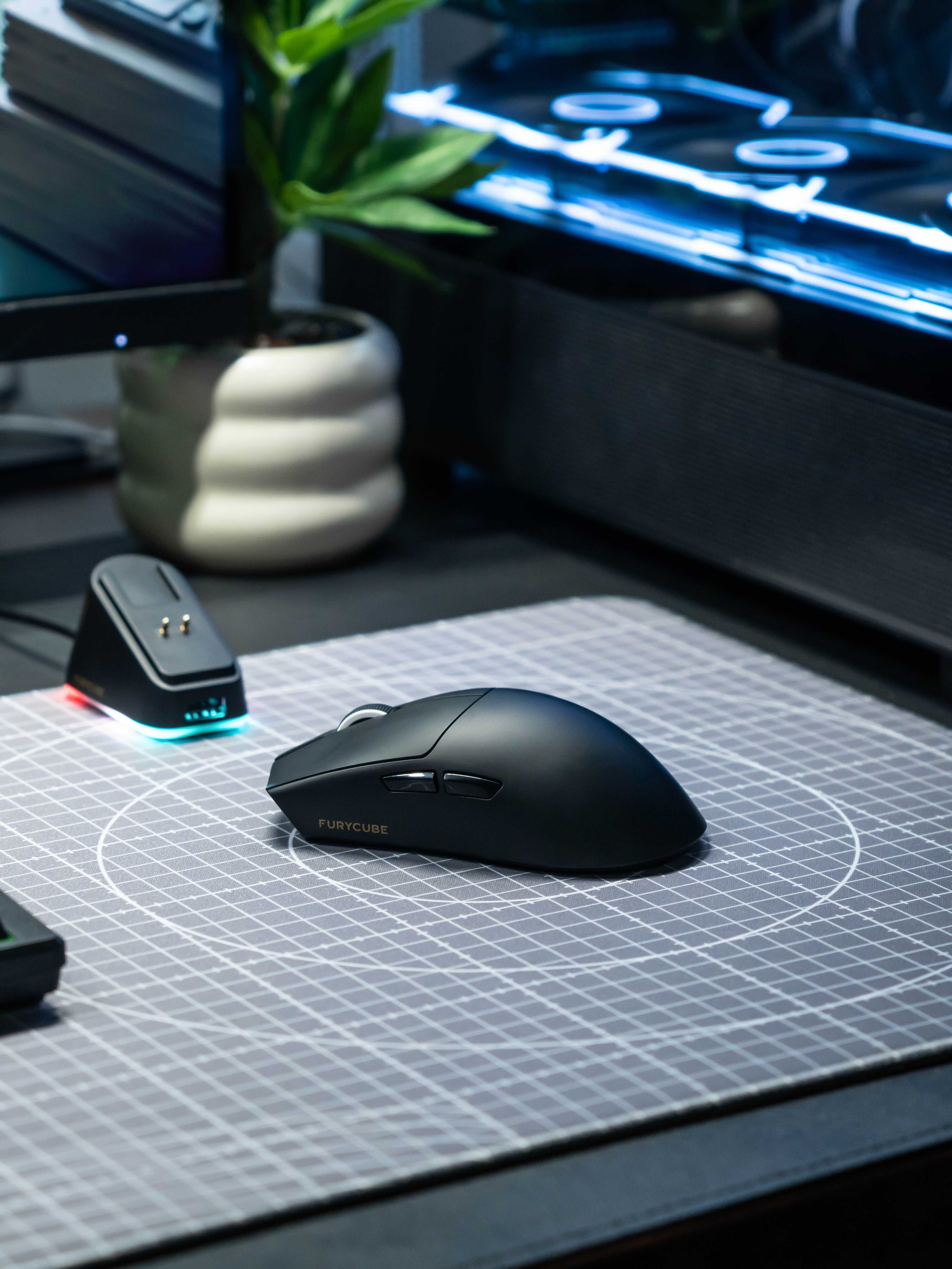 FURYCUBE G16 Pro Tri-Mode Wireless Gaming Mouse - Black Mice FURYCUBE 