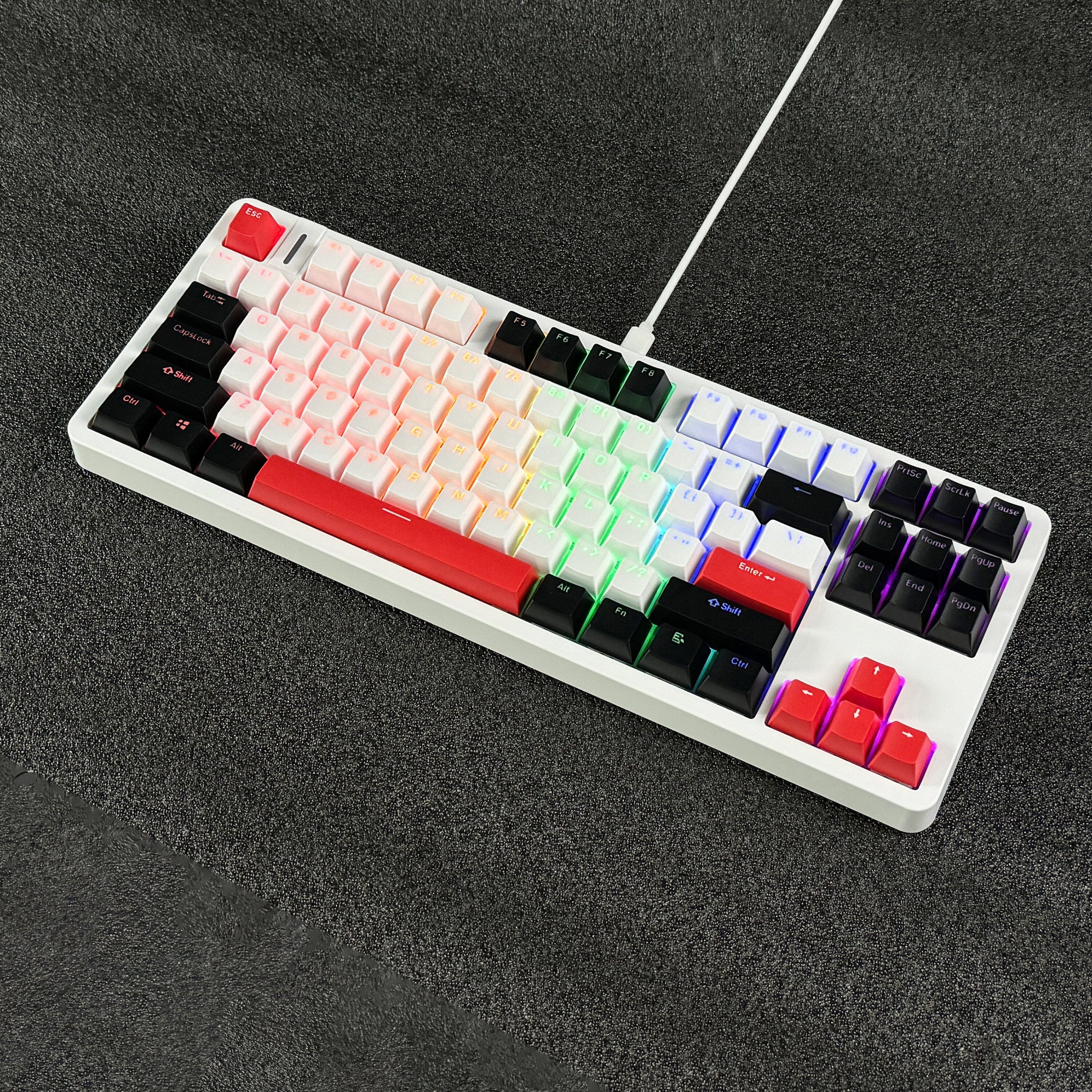 FURYCUBE G87 87-Key TKL Gasket Mechanical Keyboard - RGB Backlight Keyboards FURYCUBE 