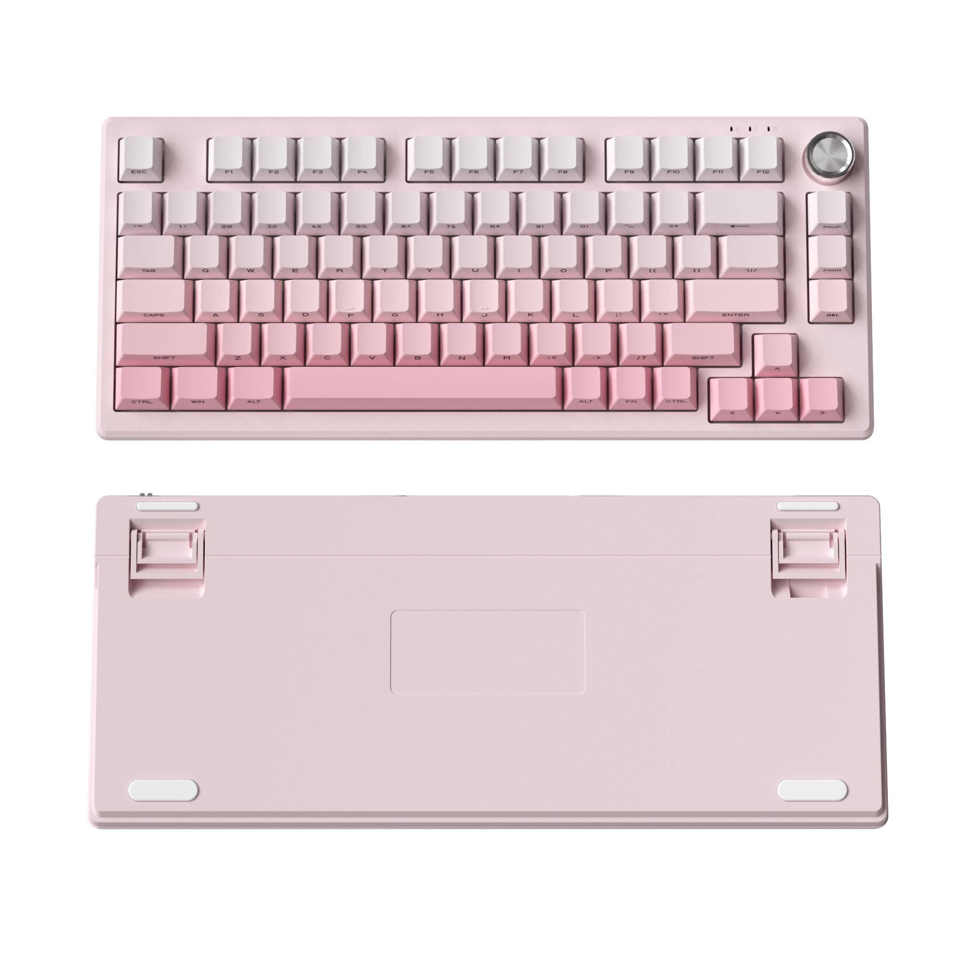 FURYCUBE IP75 75% Wired Membrane Keyboard - RGB Backlight - Gradient Pink Keyboards FURYCUBE 
