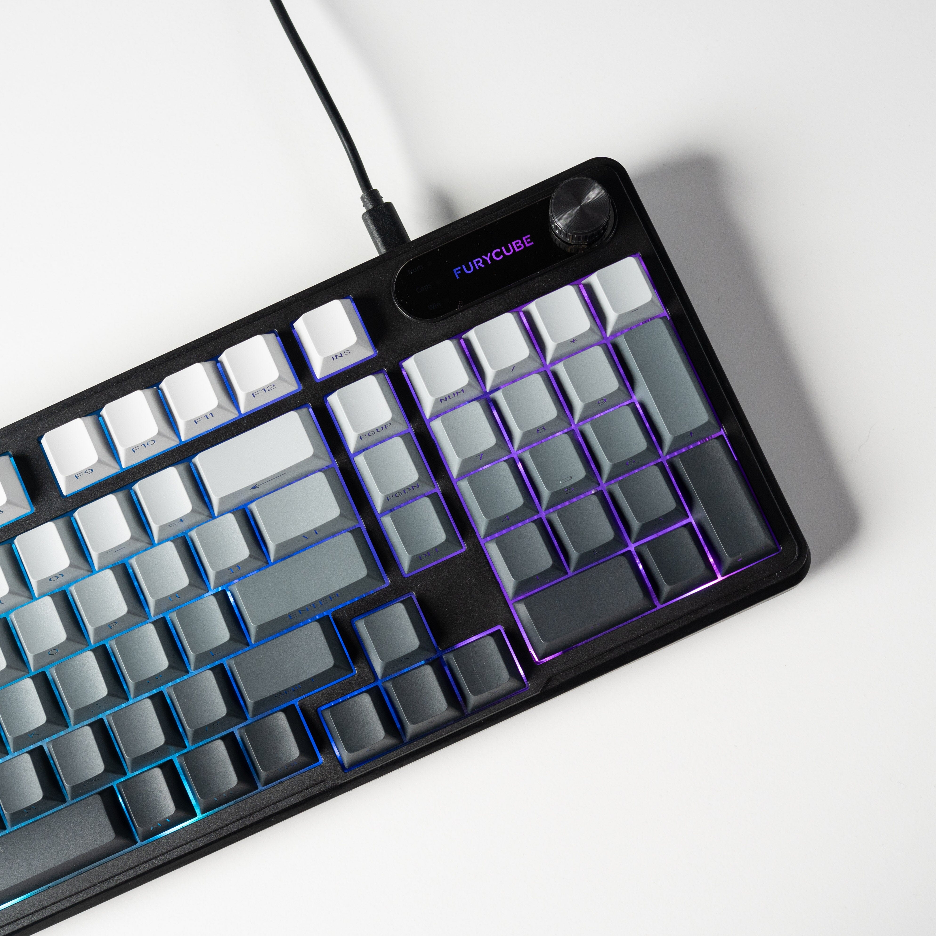FURYCUBE IP98 PRO 98-Key Wired Membrane Keyboard - RGB Backlight Keyboards FURYCUBE 
