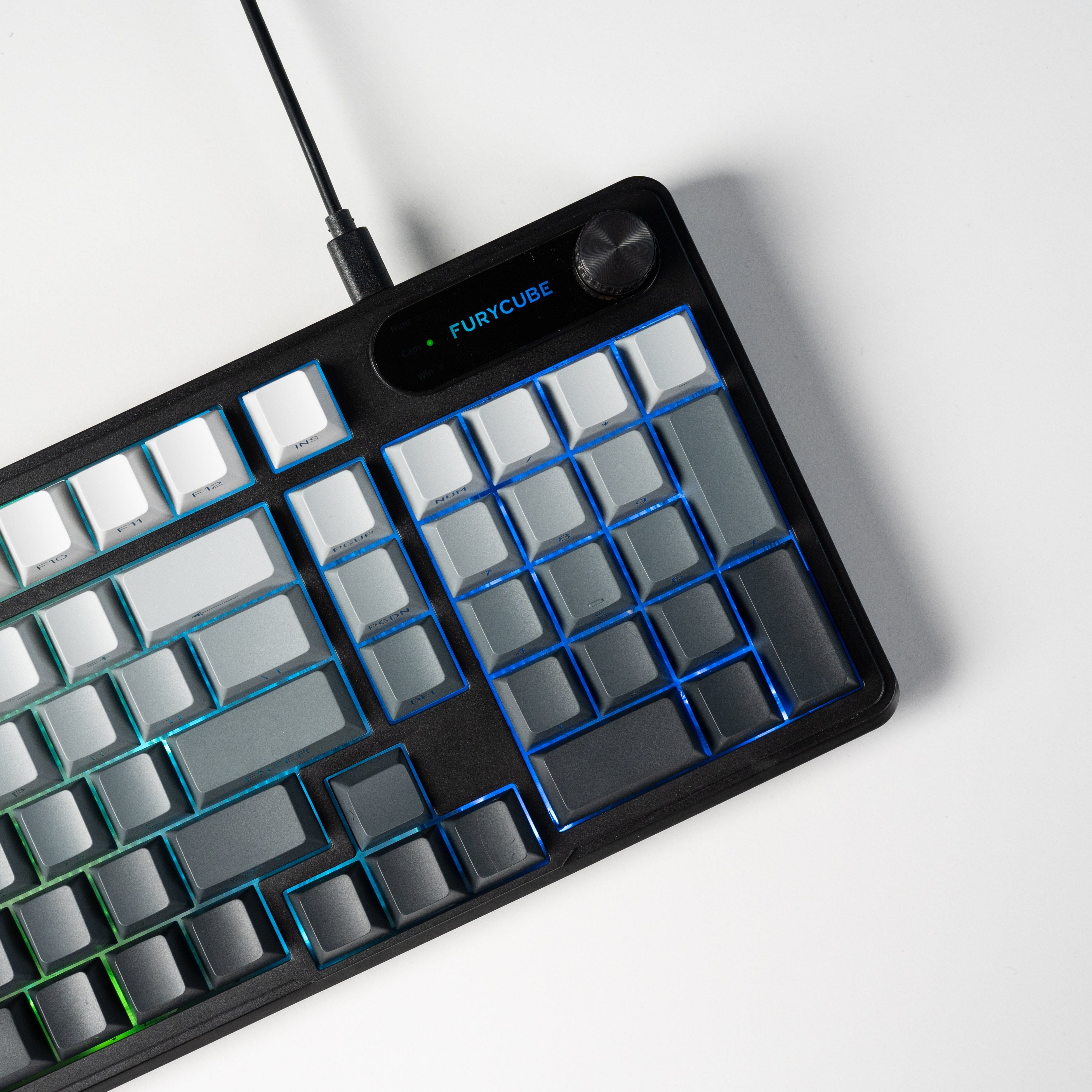 FURYCUBE IP98 PRO 98-Key Wired Membrane Keyboard - RGB Backlight Keyboards FURYCUBE 