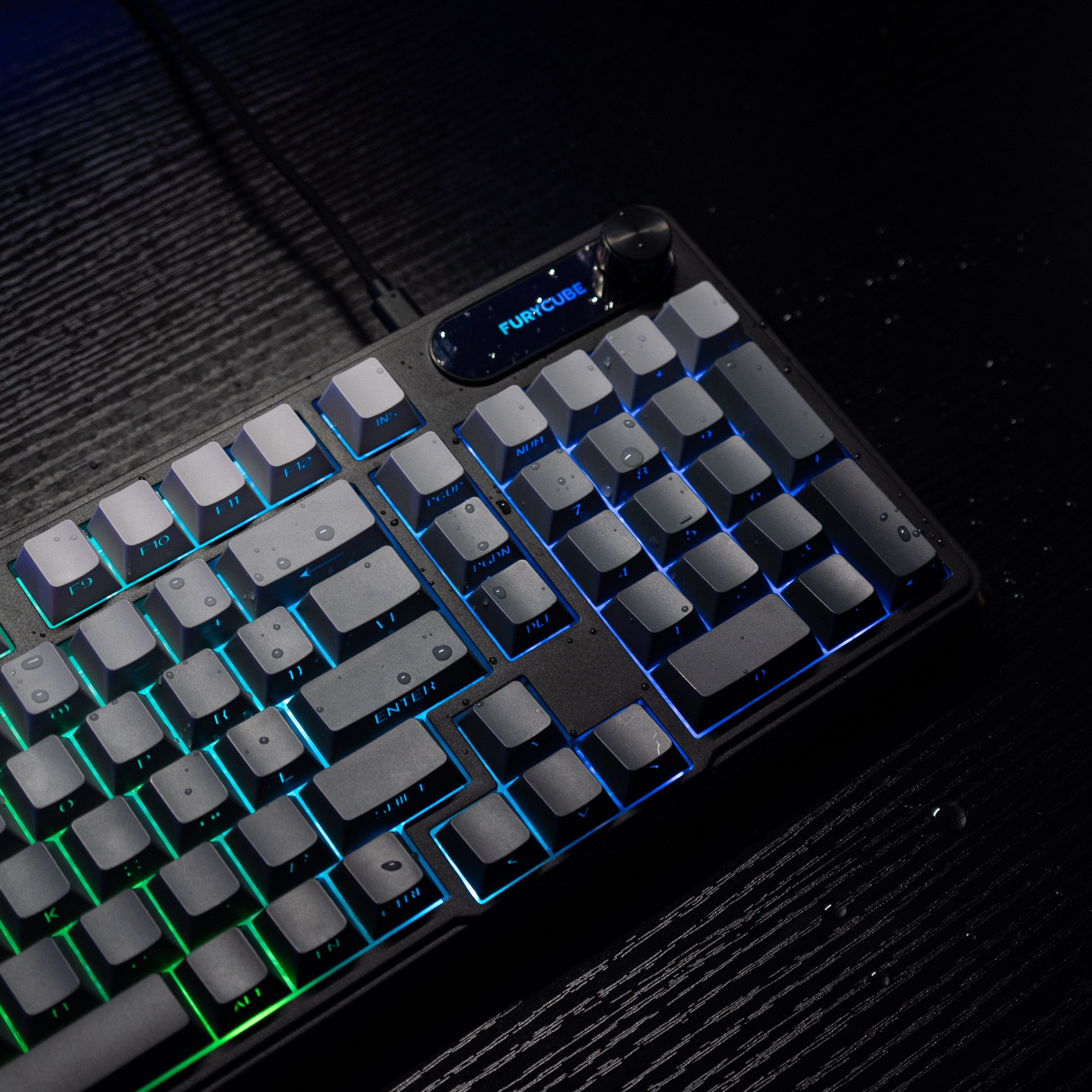 FURYCUBE IP98 PRO 98-Key Wired Membrane Keyboard - RGB Backlight Keyboards FURYCUBE 