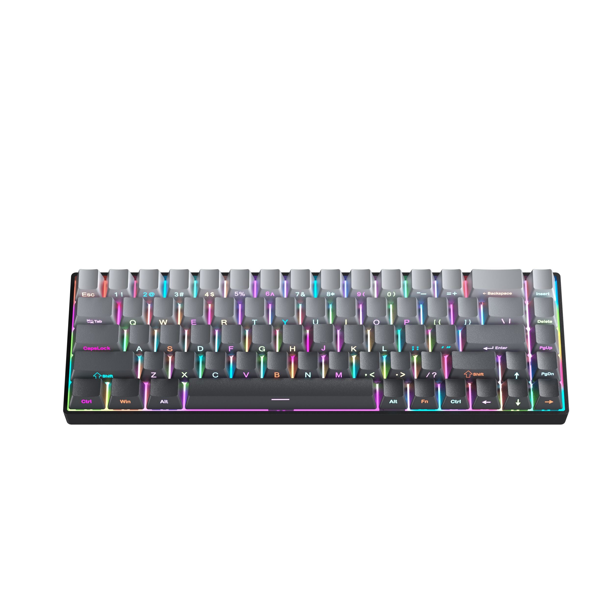 FURYCUBE TK68 65% Hot-Swap Mechanical Keyboard - Mint Switches - Gradient Grey Keyboards FURYCUBE 