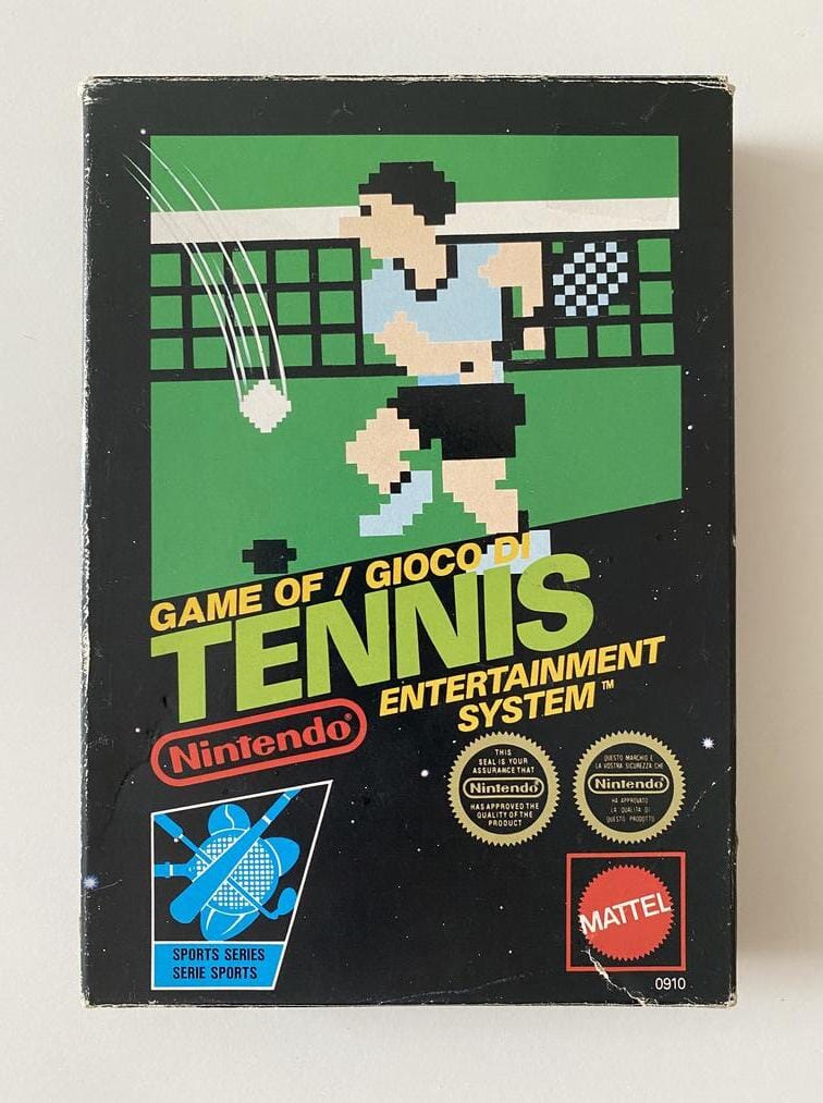 Game of Tennis (R1) (Complete in Box - Good Condition) - NES Video Game Software Mattel 