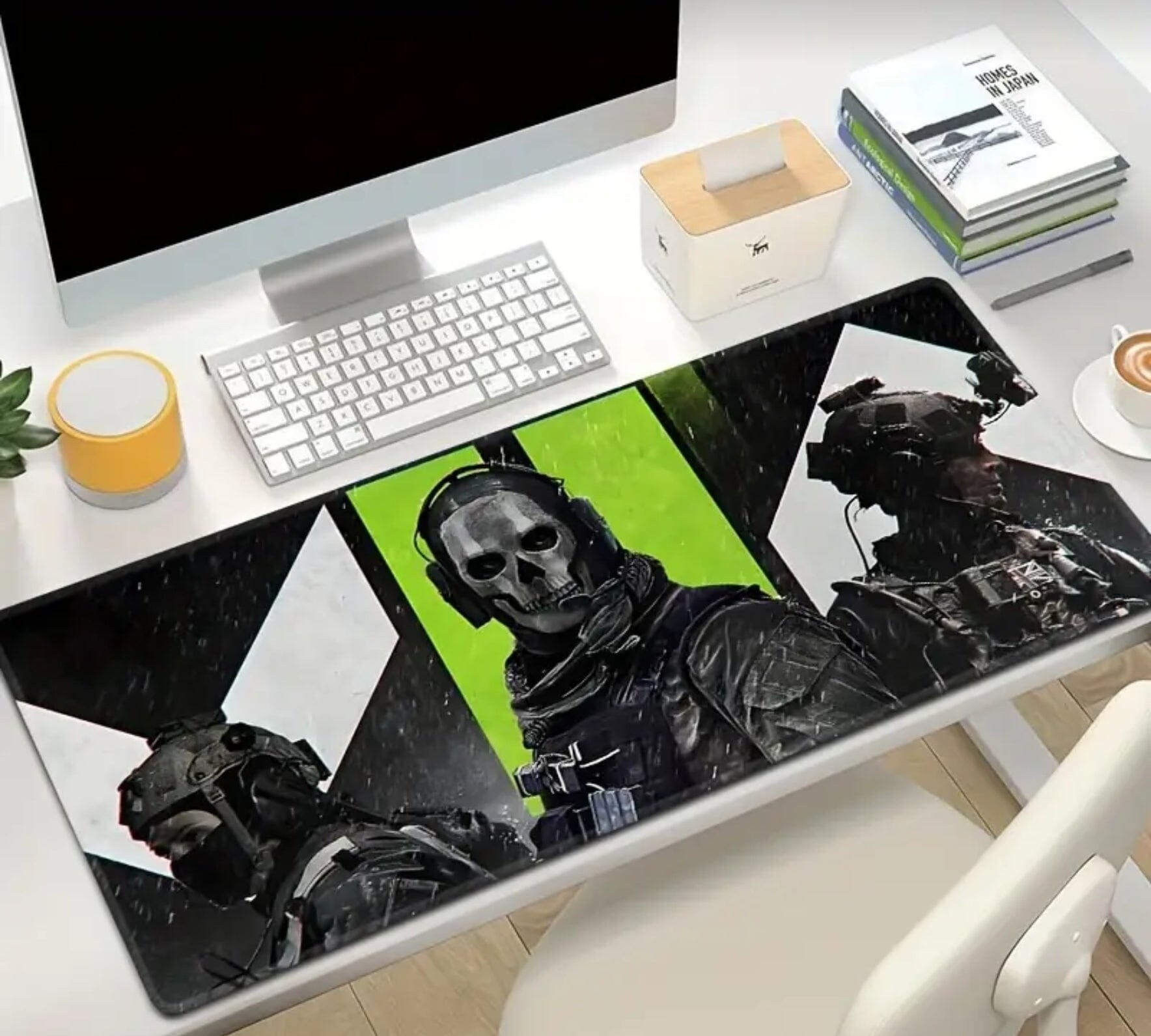 Gaming Keyboard & Mouse Pad - Call of Duty MW Mouse Pads Retro Games 