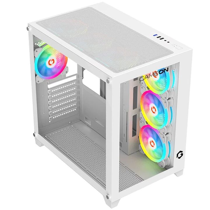 كمبيوتر ألعاب Intel Core i5-12400F، RTX 3050، ذاكرة وصول عشوائي (RAM) سعة 16 جيجابايت