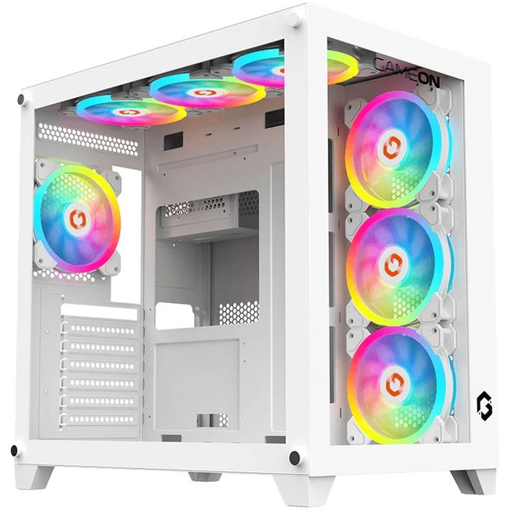 كمبيوتر ألعاب Intel Core i5-12400F، RTX 3050، ذاكرة وصول عشوائي (RAM) سعة 16 جيجابايت