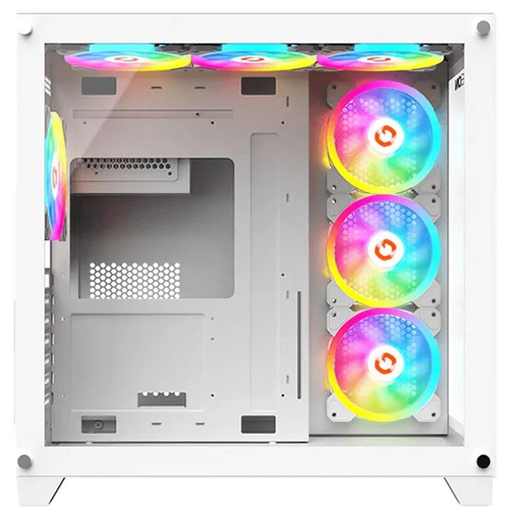 كمبيوتر ألعاب Intel Core i5-12400F، RTX 3050، ذاكرة وصول عشوائي (RAM) سعة 16 جيجابايت