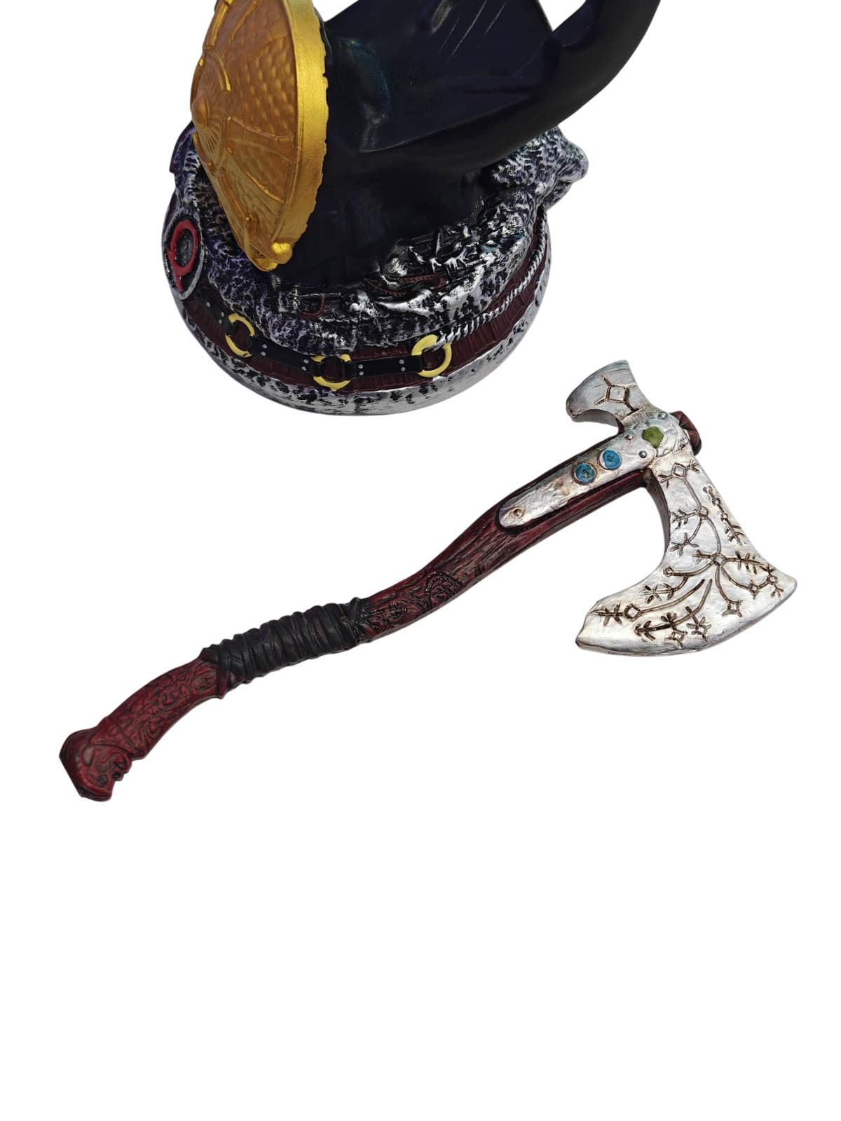 God of War "Guardian Shield with Leviathan Axe" Controller Stand #2 Game Controller Accessories Retro Games 