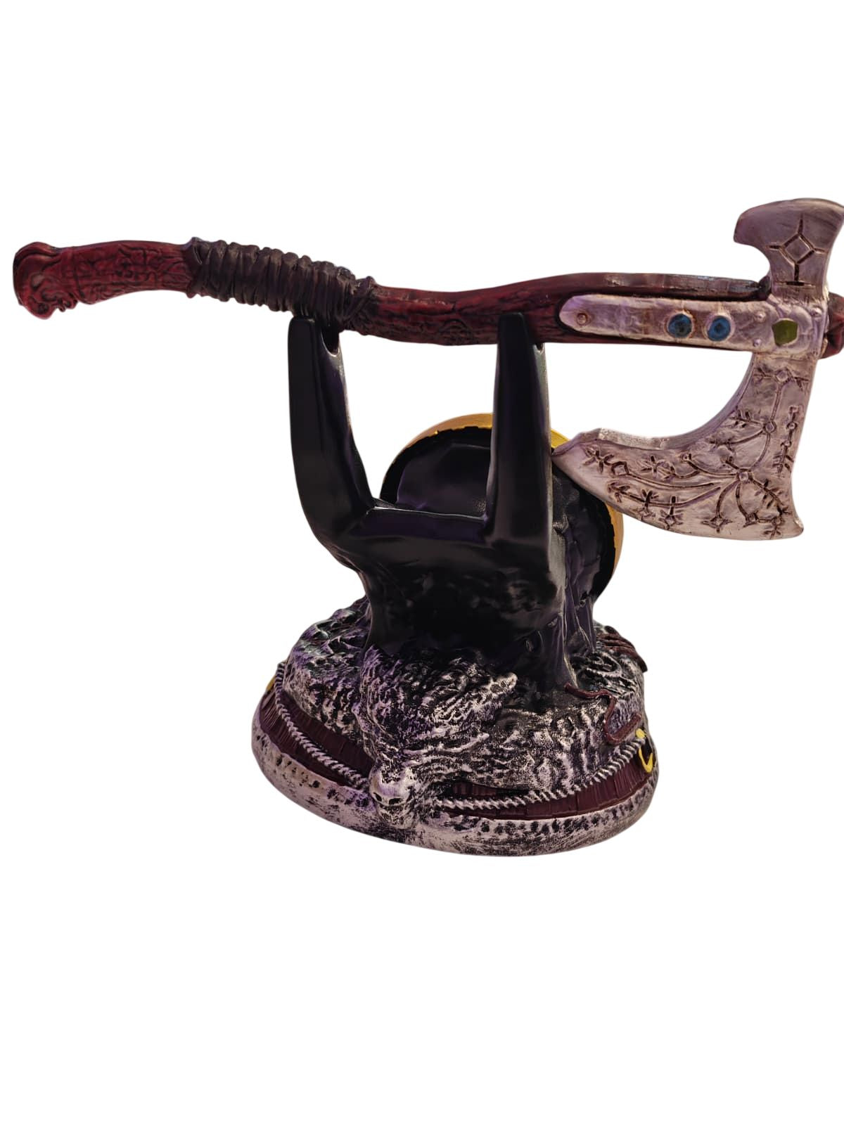 God of War "Guardian Shield with Leviathan Axe" Controller Stand #2 Game Controller Accessories Retro Games 