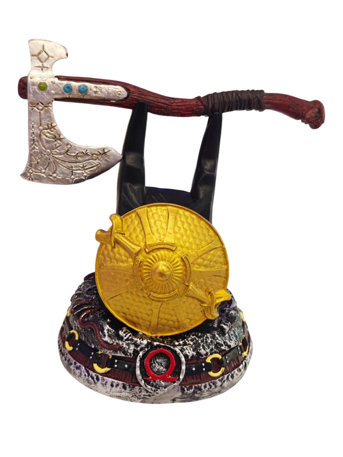 God of War "Guardian Shield with Leviathan Axe" Controller Stand #2 Game Controller Accessories Retro Games 