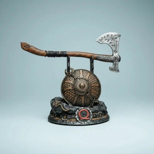 God of War "Guardian Shield with Leviathan Axe" Controller Stand Game Controller Accessories Sony 