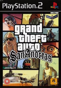 Grand Theft Auto: San Andreas (R2) (Complete In Box- Like New) - PS2 Video Game Software Rockstar 