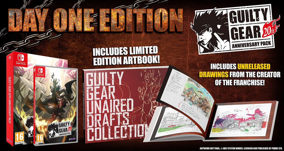 Guilty Gear 20th Anniversary Pack (R2) - Nintendo Switch Video Game Software PQube 