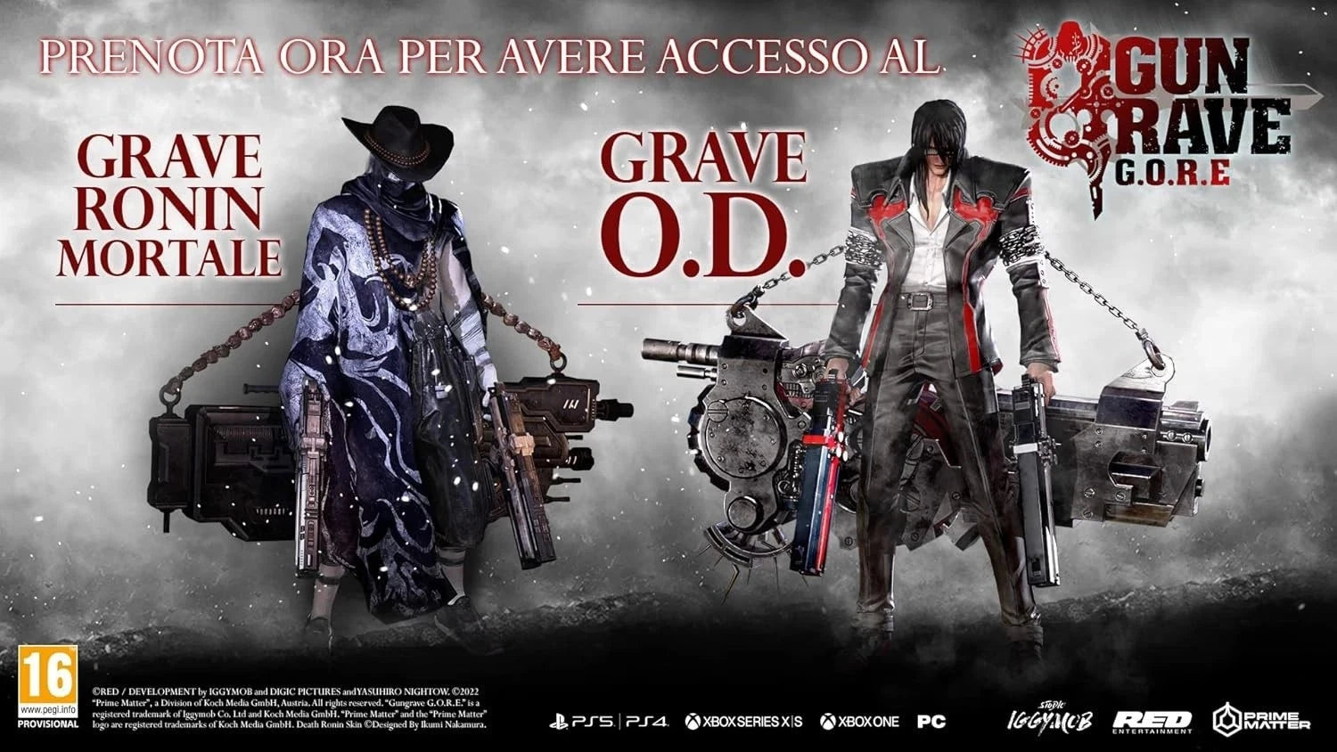 Gungrave G.O.R.E Day One Edition (R2) - PS5 Video Game Software Prime Matter 