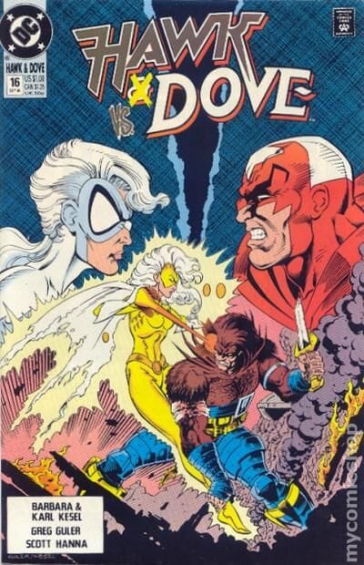 Hawk and Dove #16 cover