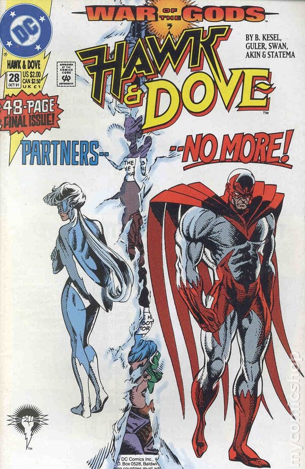 Hawk and Dove #28 cover