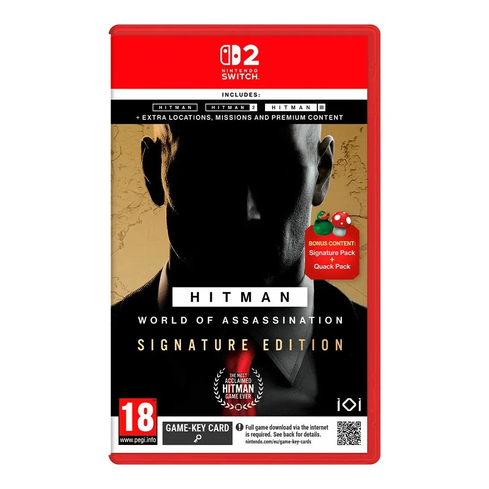 Hitman: World of Assassination (R2) - Nintendo Switch 2 Video Game Software Solutions 2 Go 