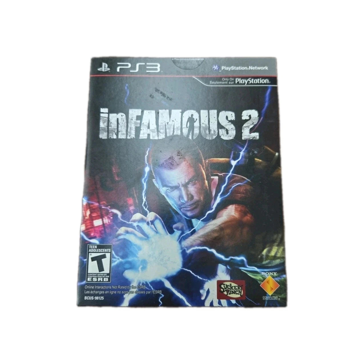 inFAMOUS 2 (R1) (Complete In Box- Like New) - PS3 Video Game Software Sony 