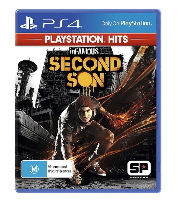 Infamous Second Son (PlayStation Hits) (R2) - PS4 Video Game Software Sony 