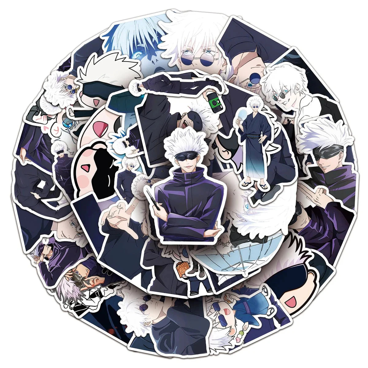 Jujutsu Kaisen Satoru Gojo Stickers (50pcs) Decorative Stickers Retro Games 