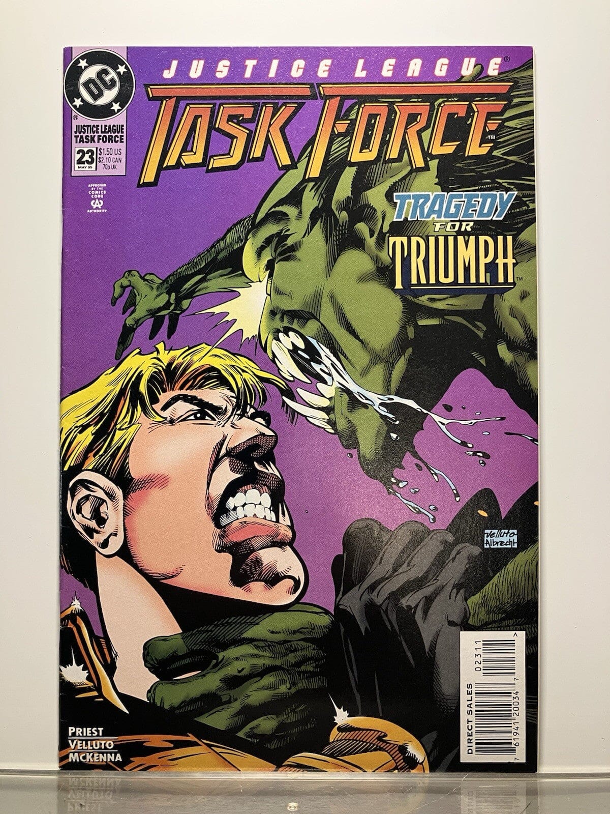 Justice League Task Force #23 cover