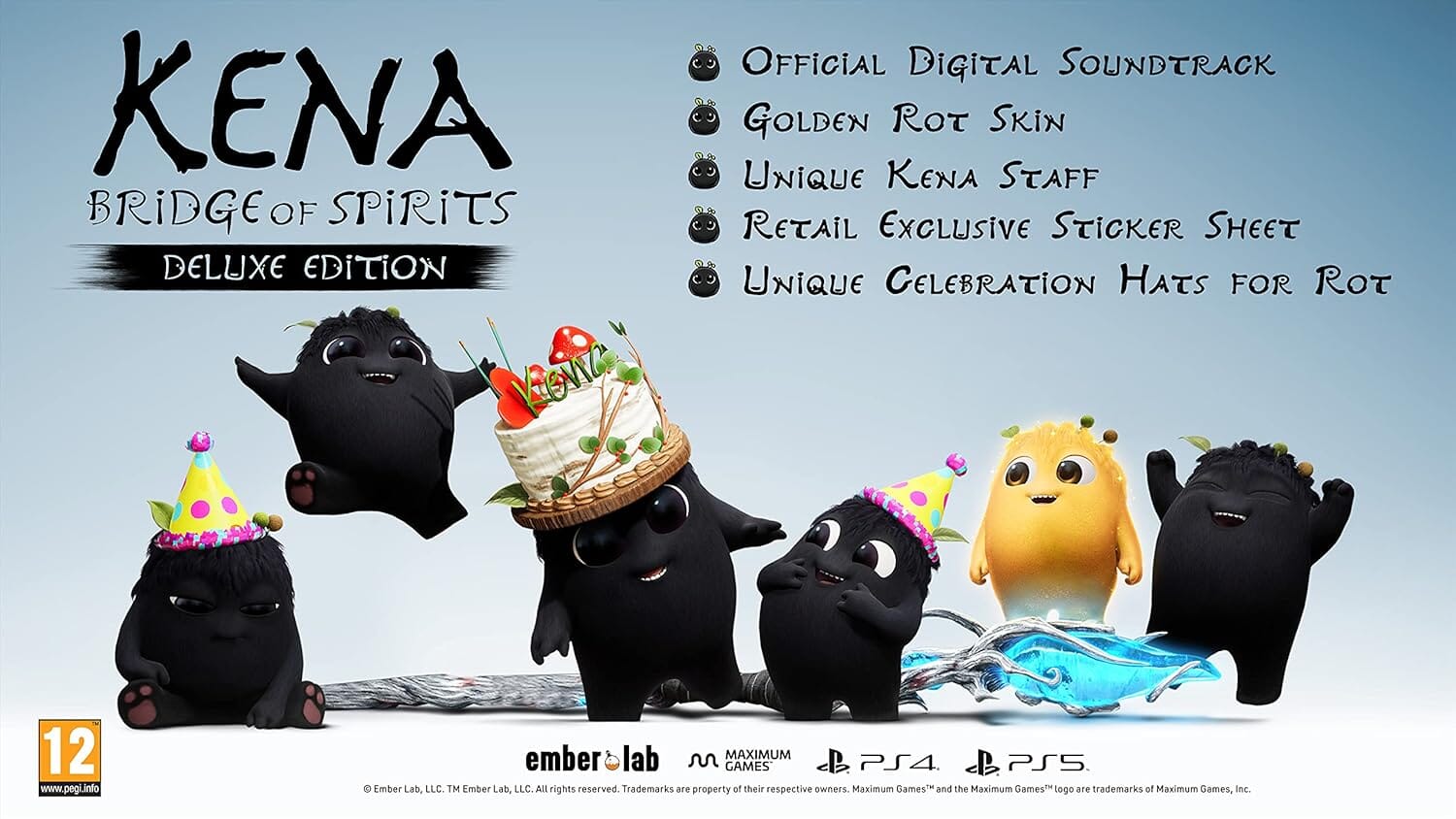 Kena Bridge Of Spirits Deluxe Edition (R2) - PS4 Video Game Software EMBER LABS 