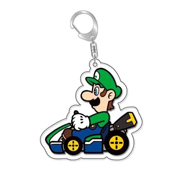 Luigi (Super Mario Kart) - Acrylic Keychain Keychains Retro Games 
