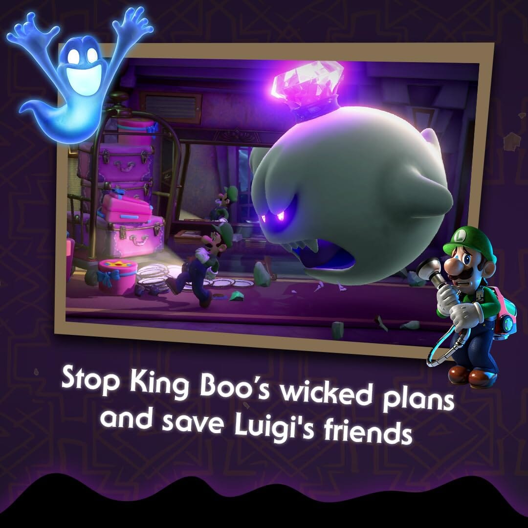 Luigi's Mansion 3 (R1) - Nintendo Switch Video Game Software Nintendo 