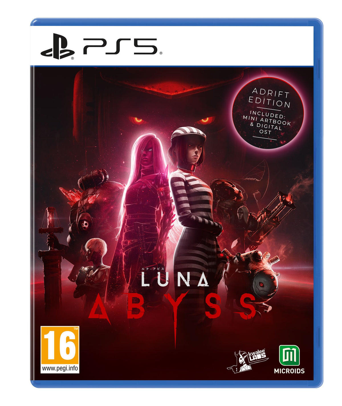 Luna Abyss Adrift Edition PS5 box (The Game Collection UK)
