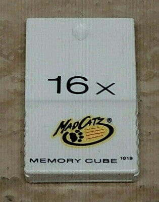 MAD CATZ Nintendo Memory Card for GameCube 64mb (1019 Blocks) 16X - Used Video Game Console Accessories Nintendo 