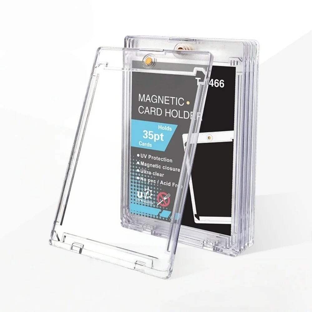 Magnetic Trading Card Holder 35PT - Clear (1 Piece) Trading Card Game Accessories Retro Games 
