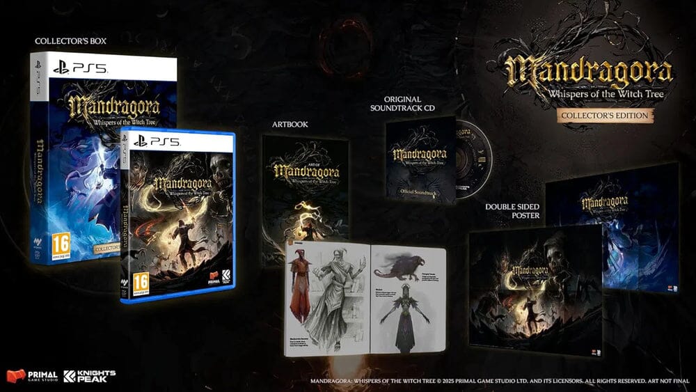Mandragora: Whispers of the Witch Tree Collector's Edition (R2) - PS5 Video Game Software Knights Peak 