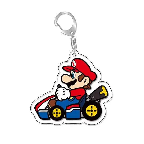 Mario (Super Mario Kart) - Acrylic Keychain Keychains Retro Games 