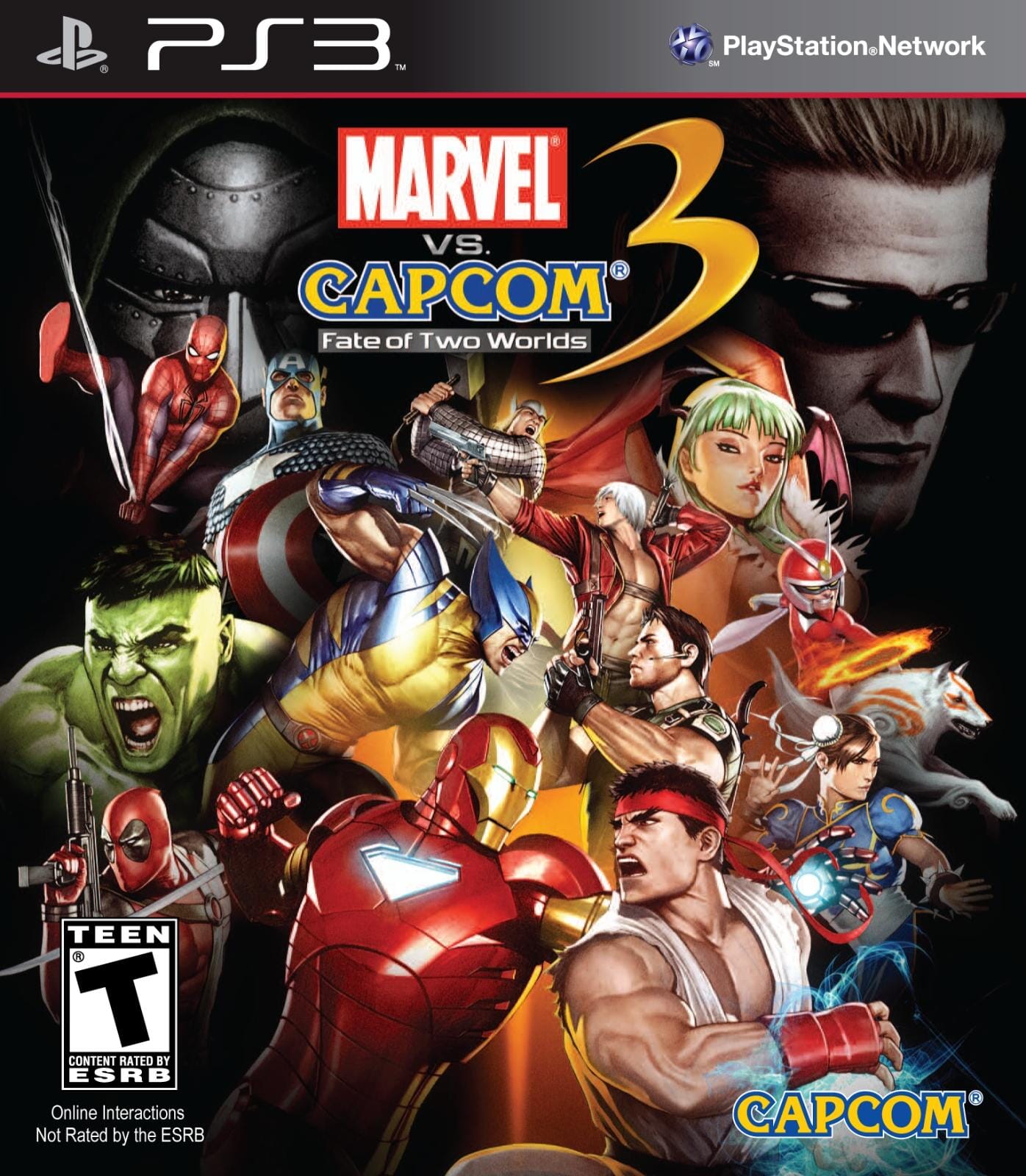 Marvel vs. Capcom 3: Fate of Two Worlds (R1) (Complete In Box- Like New) - PS3 Video Game Software Capcom 