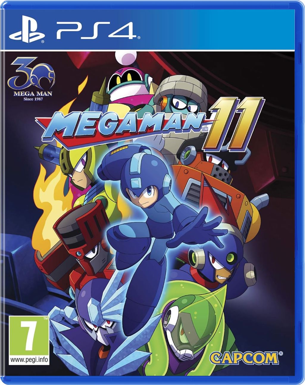 Mega Man 11 (R2) - PS4 - UK retail box photo