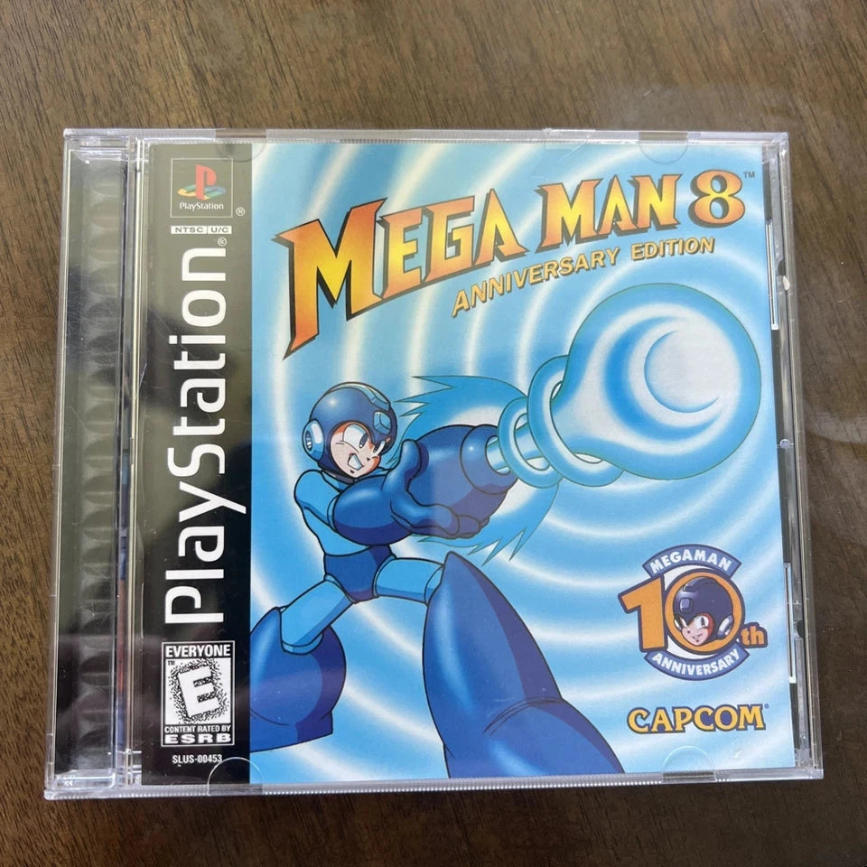 Mega Man 8: Anniversary Collector's Edition (R1) (Complete in Box - Very Good Condition) - PS1 Video Game Software Capcom 