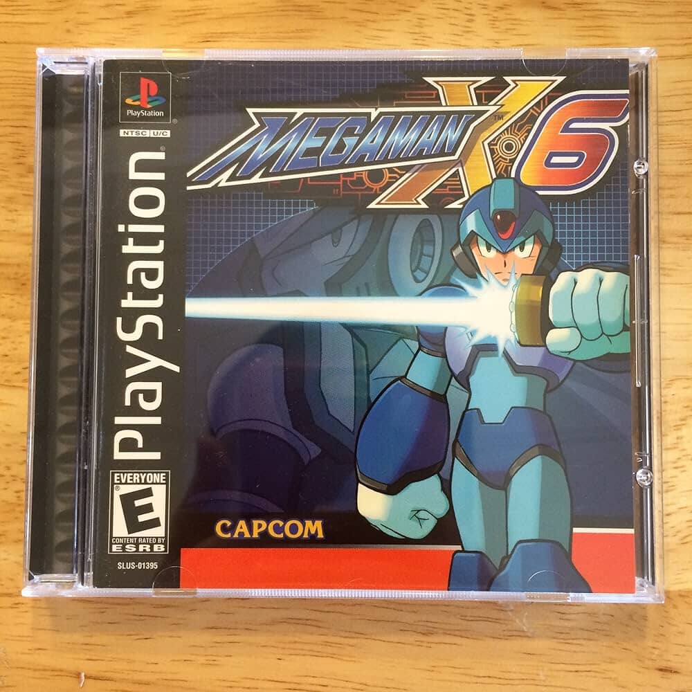 Mega Man X6 (R1) (Complete in Box - Very Good Condition) - PS1 Video Game Software Capcom 