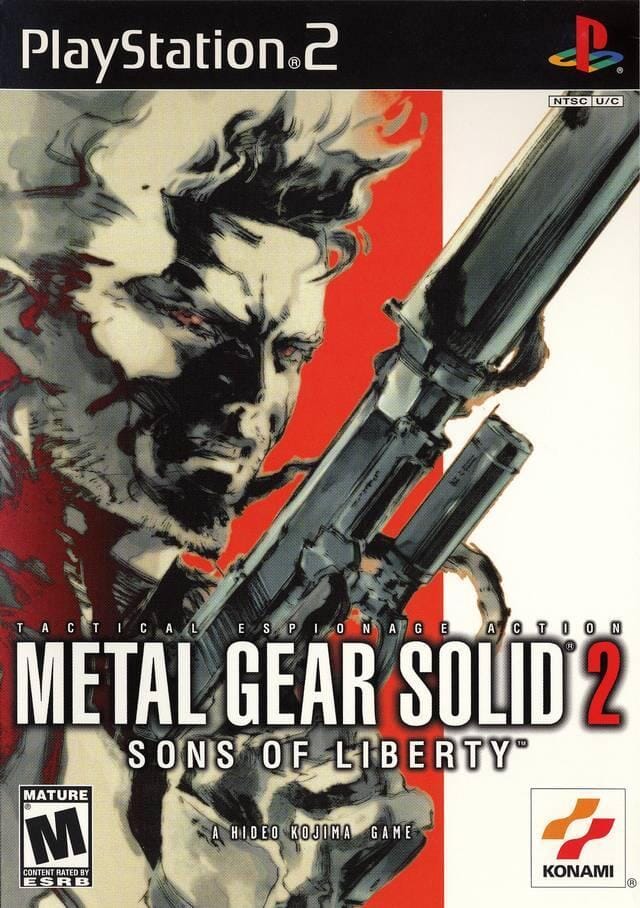 Metal Gear Solid 2: Sons of Liberty (R1) (Complete in Box - Like New) - PS2 Video Game Software Konami 