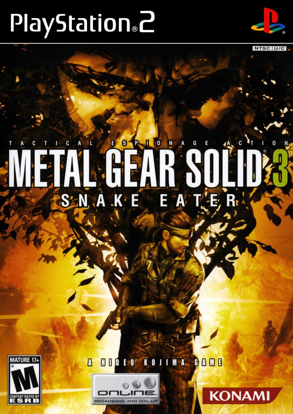 Metal Gear Solid 3 Snake Eater (R1) (Complete In Box - Like New) - PS2 Video Game Software Konami 