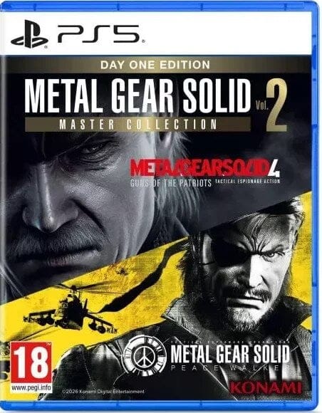 Metal Gear Solid Master Collection Vol.2 (Day One Edition) (R2) - PS5 Video Game Software Konami 