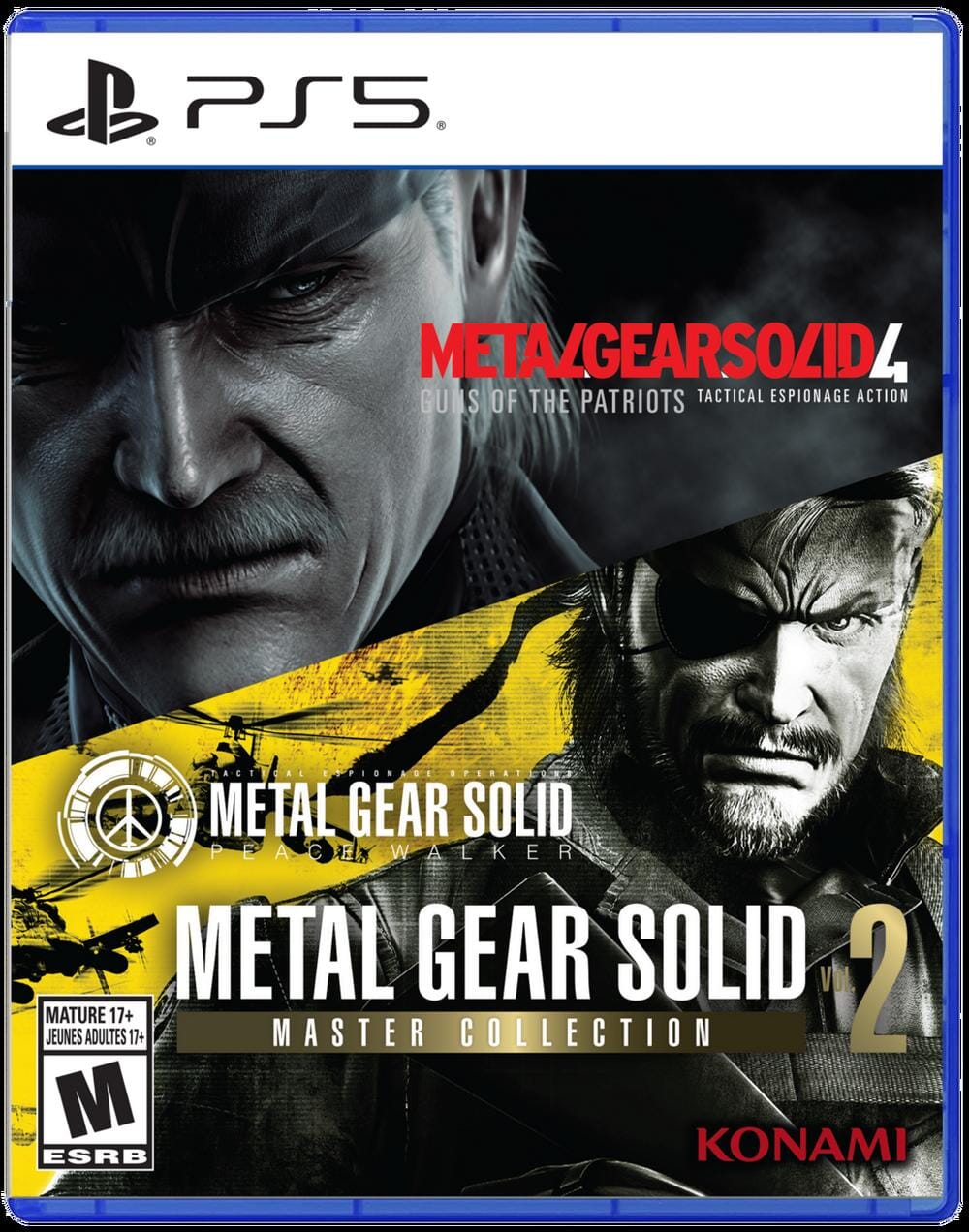 Metal Gear Solid Master Collection Vol.2 (R1) - PS5 box