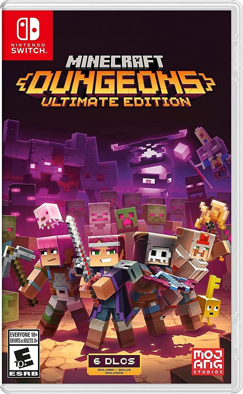 Minecraft Dungeons Ultimate Edition (R1) - Nintendo Switch Video Game Software Mojang 