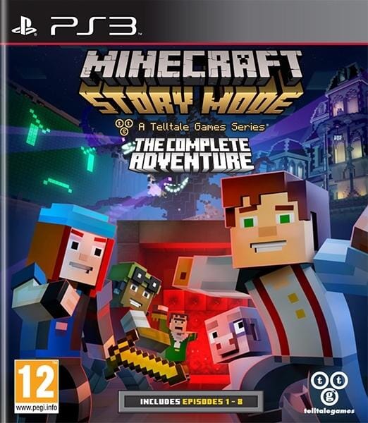 Minecraft: Story Mode - The Complete Adventure (R2) (No Manual - Very Good) - PS3 Video Game Software Telltale Games 
