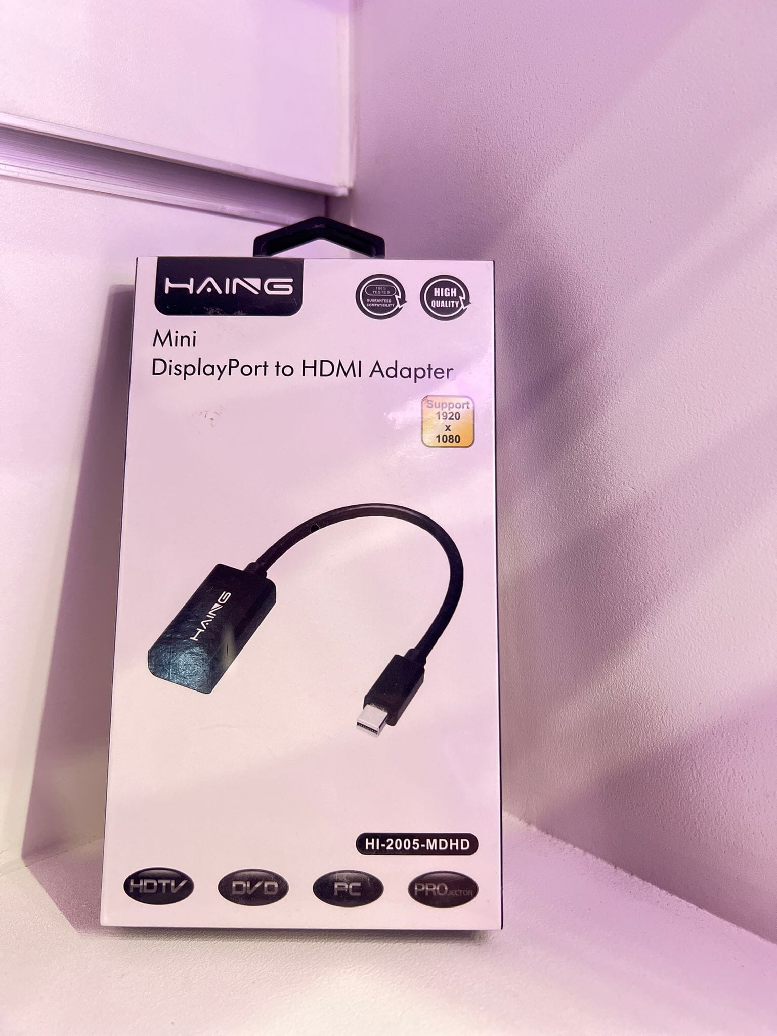 Mini DP to HDMI adapter Audio & Video Cables Retro Games 