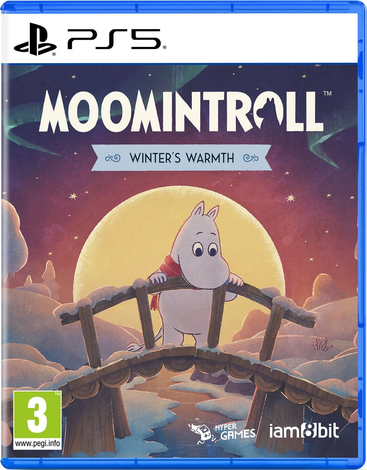 Moomintroll: Winter's Warmth PS5 box (The Game Collection UK)