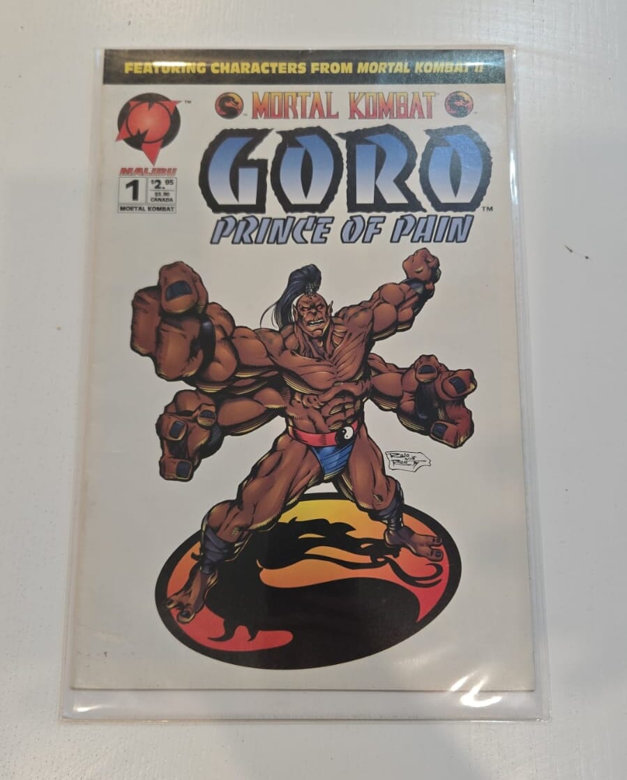 Mortal Kombat: Goro Prince of Pain Comic (Very Good Condition) Video Game Software Midway 
