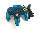 N64 Original Used Controller Game Controllers Nintendo Clear Blue 